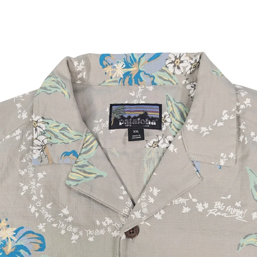 Patagonia Pataloha Kids XXL Hawaiian Organic Cotton Shirt STY62495‎ FA23